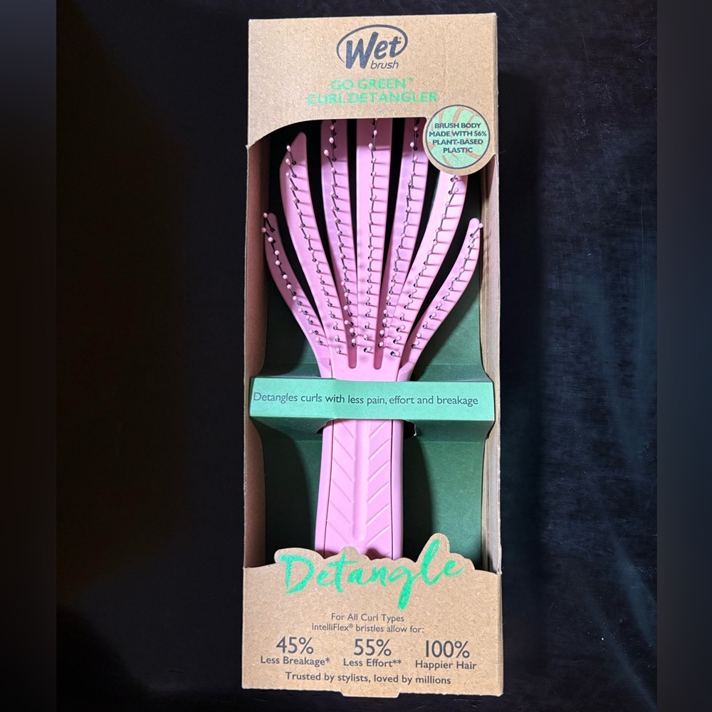 Wet Brush Go Green Curl Detangler - Pink